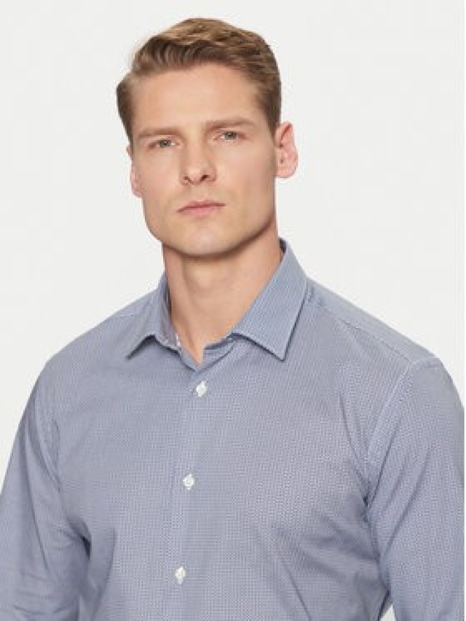 Liu Jo Koszula QA5114 T4354 Granatowy Slim Fit