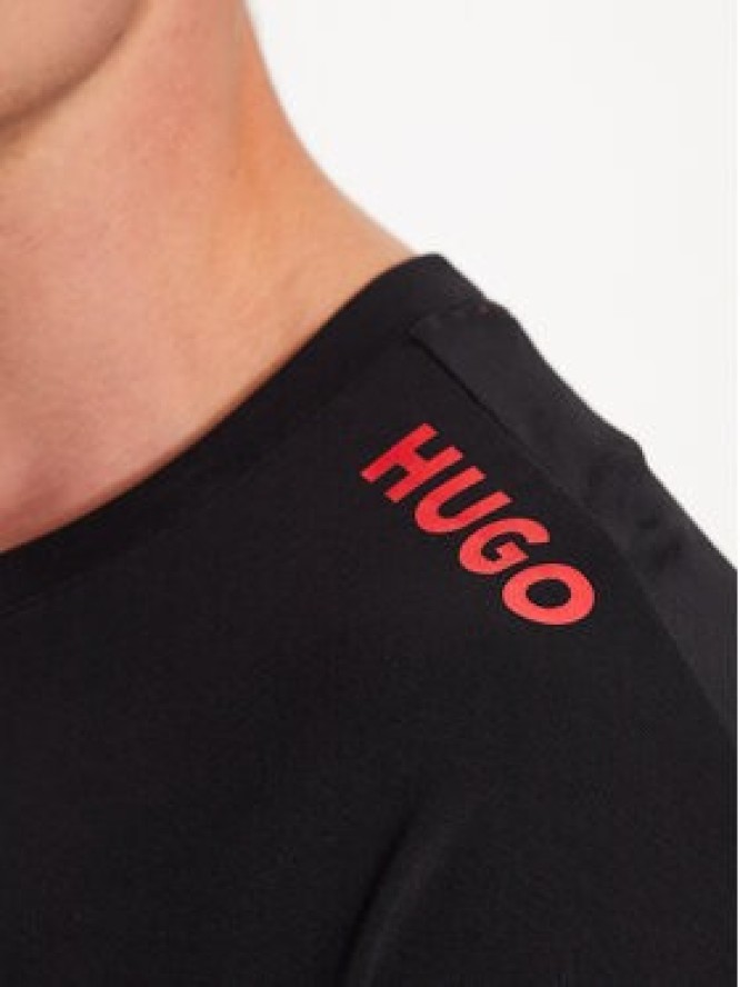 Hugo Bluza 50478910 Czarny Relaxed Fit