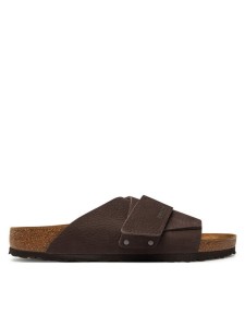 Birkenstock Klapki Kyoto Lenb 1022498 Brązowy