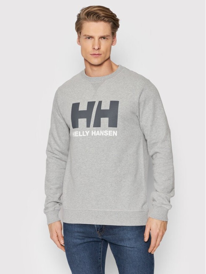 Helly Hansen Bluza Hh Logo Crew 34000 Szary Regular Fit