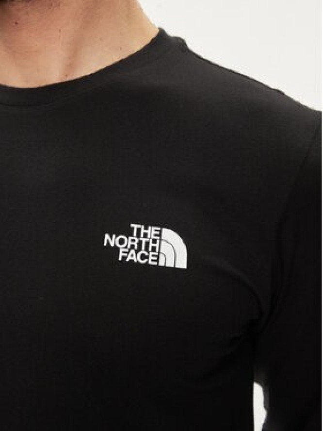 The North Face Longsleeve Redbox NF0A87NN Czarny Regular Fit