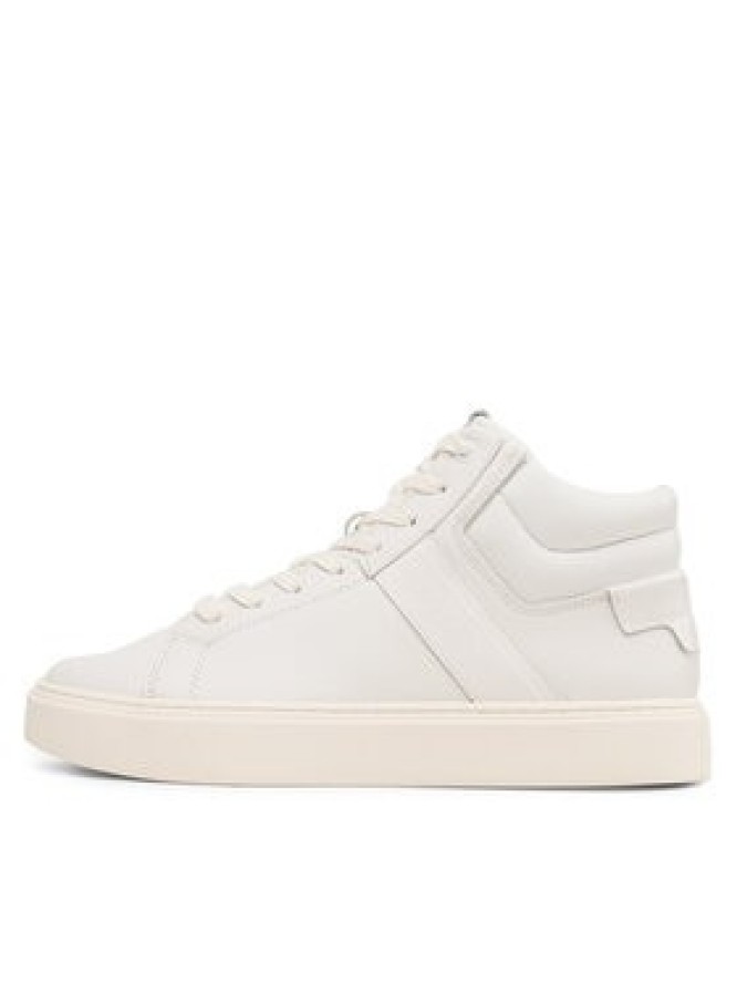 Calvin Klein Sneakersy High Top Lace Up Lth HM0HM01057 Biały