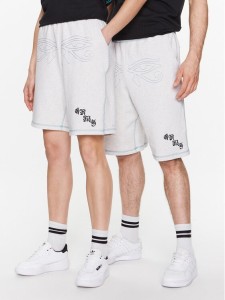 Grimey Szorty sportowe GBSS165 Szary Regular Fit