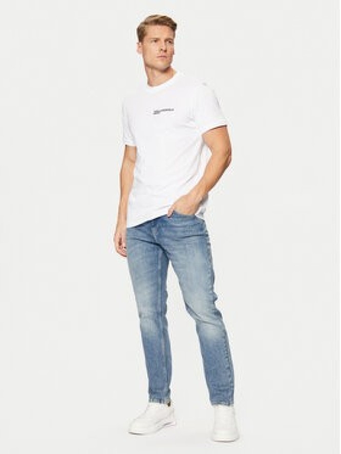 Karl Lagerfeld Jeans T-Shirt A1M17003 Biały Slim Fit