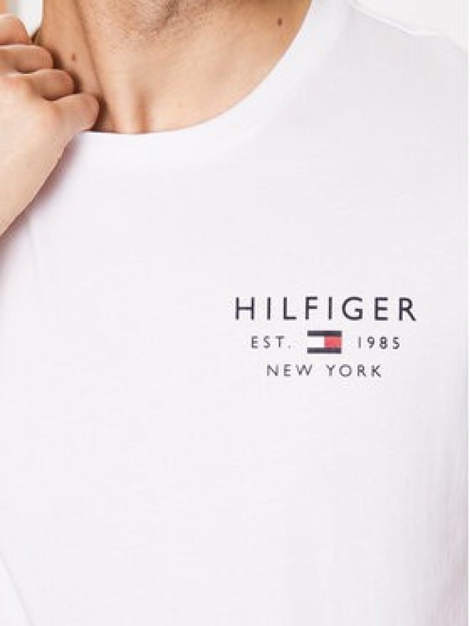 Tommy Hilfiger T-Shirt Brand Love Small Logo MW0MW30033 Biały Slim Fit