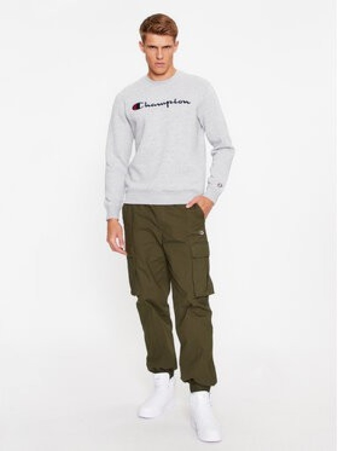 Champion Bluza Crewneck Sweatshirt 219204 Szary Comfort Fit