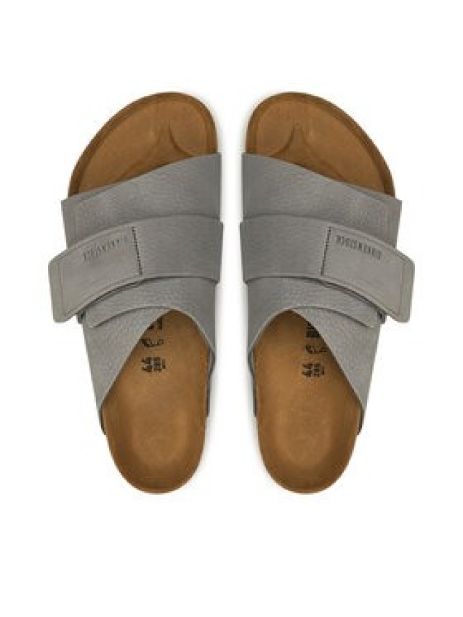 Birkenstock Klapki Kyoto Lenb 1024502 Szary