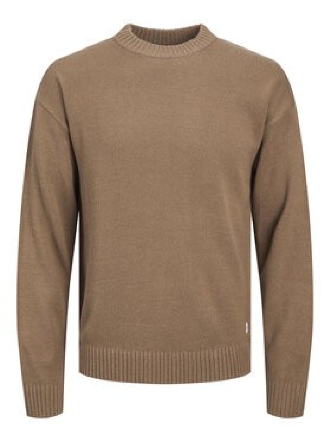 Jack&Jones Sweter 12236774 Brązowy Regular Fit