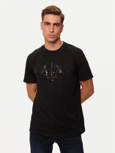 Armani Exchange T-Shirt XM000062 AF10356 UC001 Czarny Regular Fit