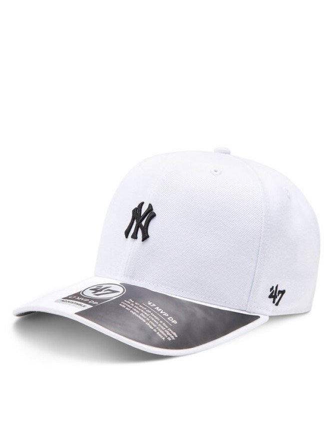 47 Brand Czapka z daszkiem MLB New York Yankees Base Runner '47 MVP DP B-BRMDP17WBP-WHA Biały