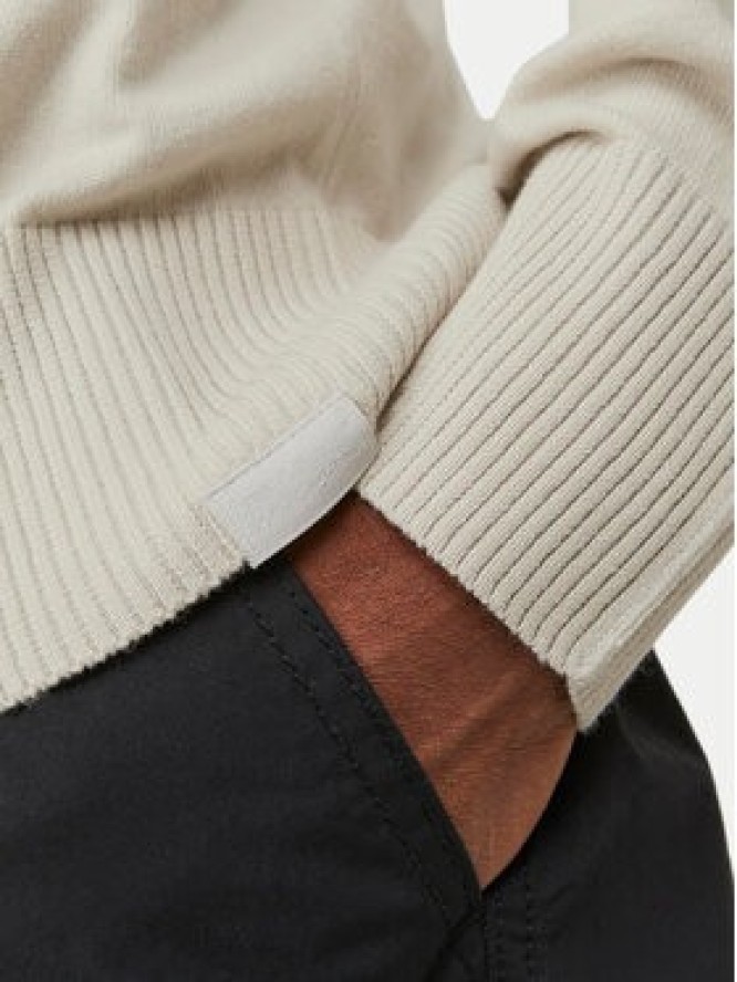 Jack&Jones Sweter Collective 12251556 Beżowy Relaxed Fit