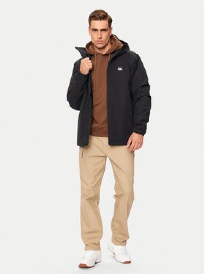 Quiksilver Kurtka przejściowa Overcast EQYJK04063 Czarny Regular Fit