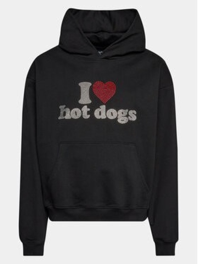 2005 Bluza Unisex Hot Dogs Czarny Oversize