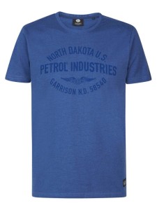 Petrol Industries T-Shirt M-3030-TSR609 Niebieski Regular Fit