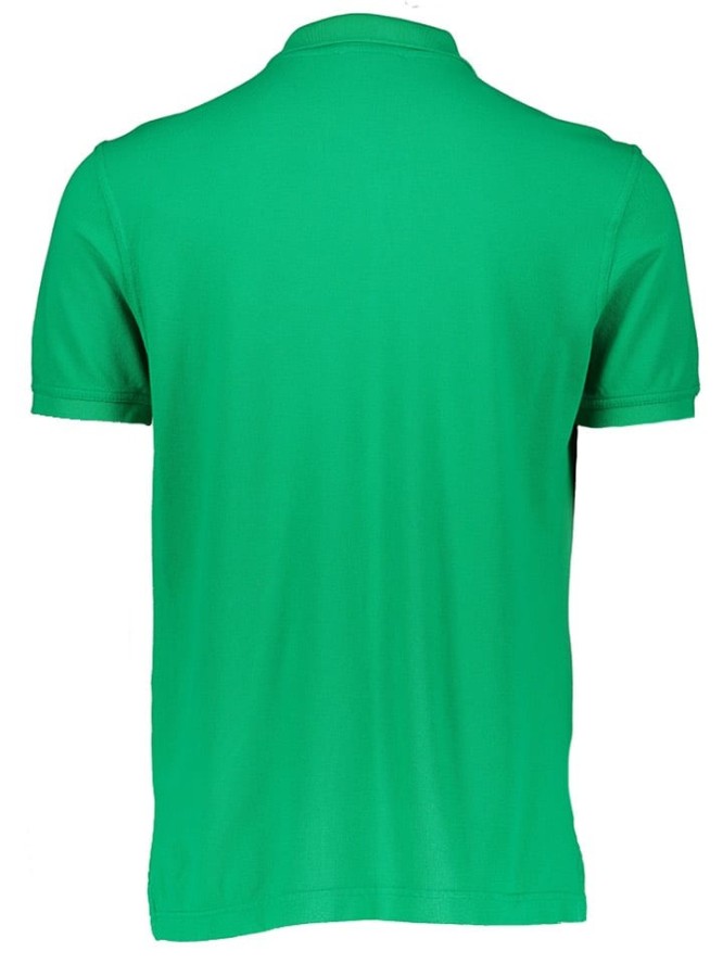 Benetton Koszulka polo w kolorze zielonym rozmiar: M