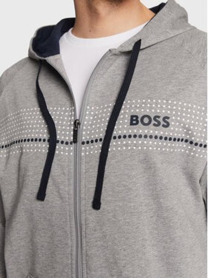 Boss Bluza Authentic 50485940 Szary Regular Fit