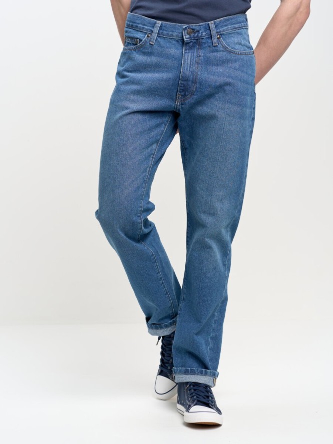 Spodnie jeans męskie Trent 114