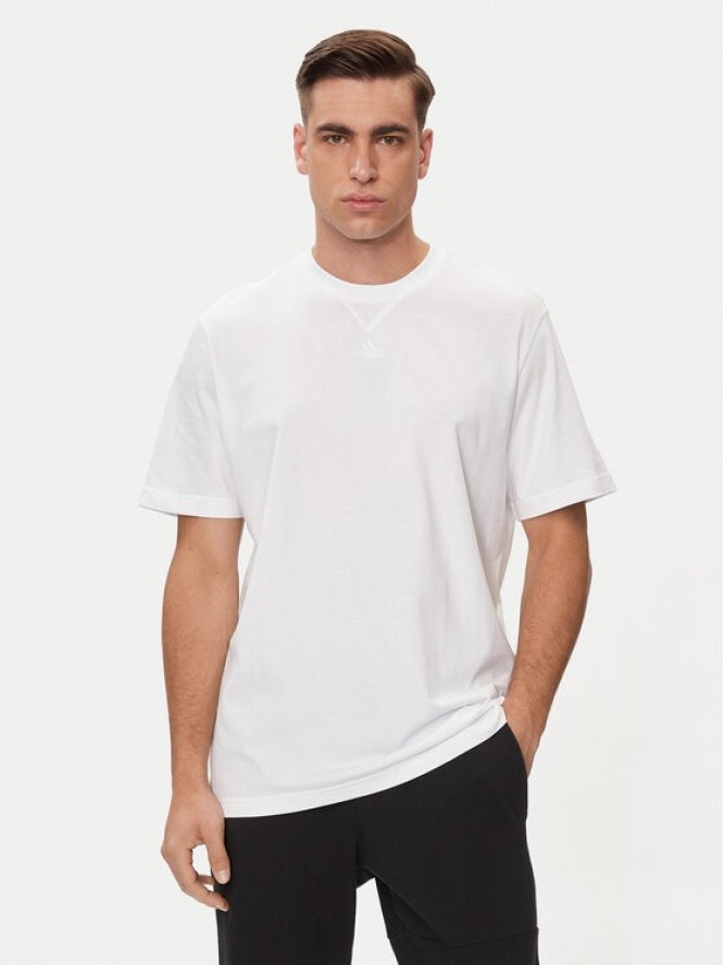 adidas T-Shirt ALL SZN IC9788 Biały Loose Fit