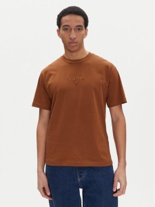 Vans T-Shirt Essential VN000HPZ Brązowy Loose Fit