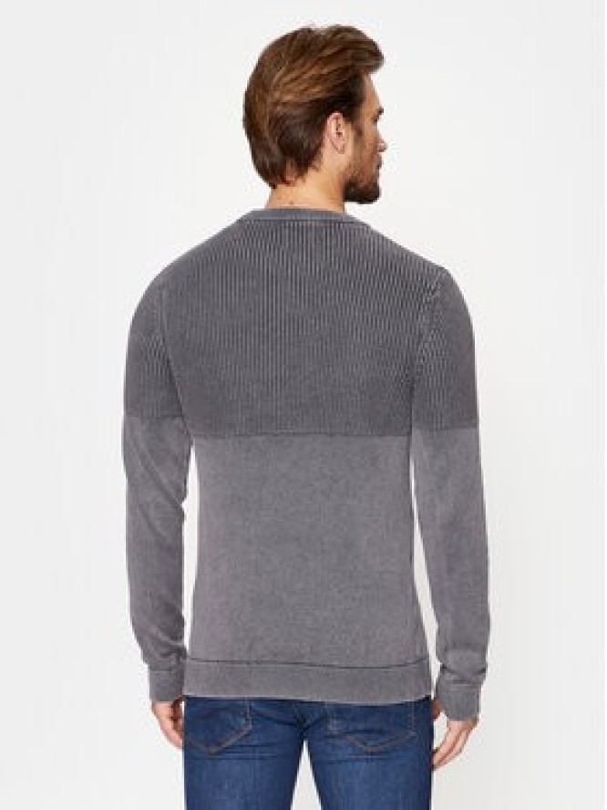 Jack&Jones Sweter 12236265 Szary Regular Fit