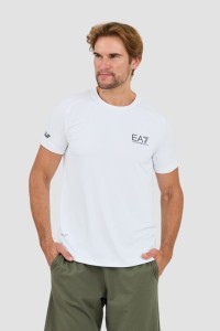 EA7 Biały t-shirt Ventus 7