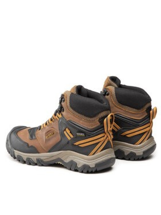 Keen Trekkingi Ridge Flex Mid Wp M 1025666 Brązowy