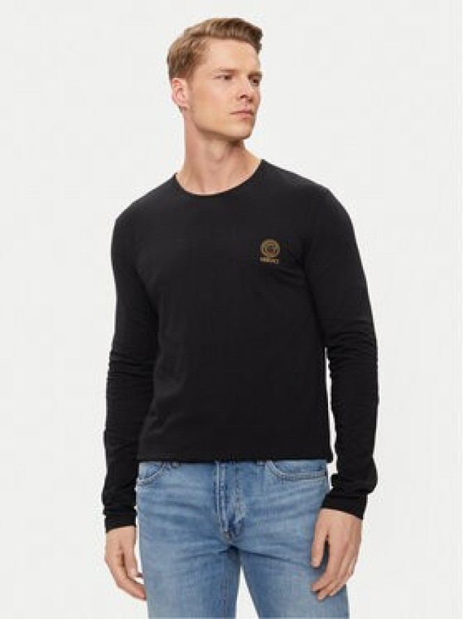 Versace Komplet 2 longsleeve AU10197 Czarny Slim Fit