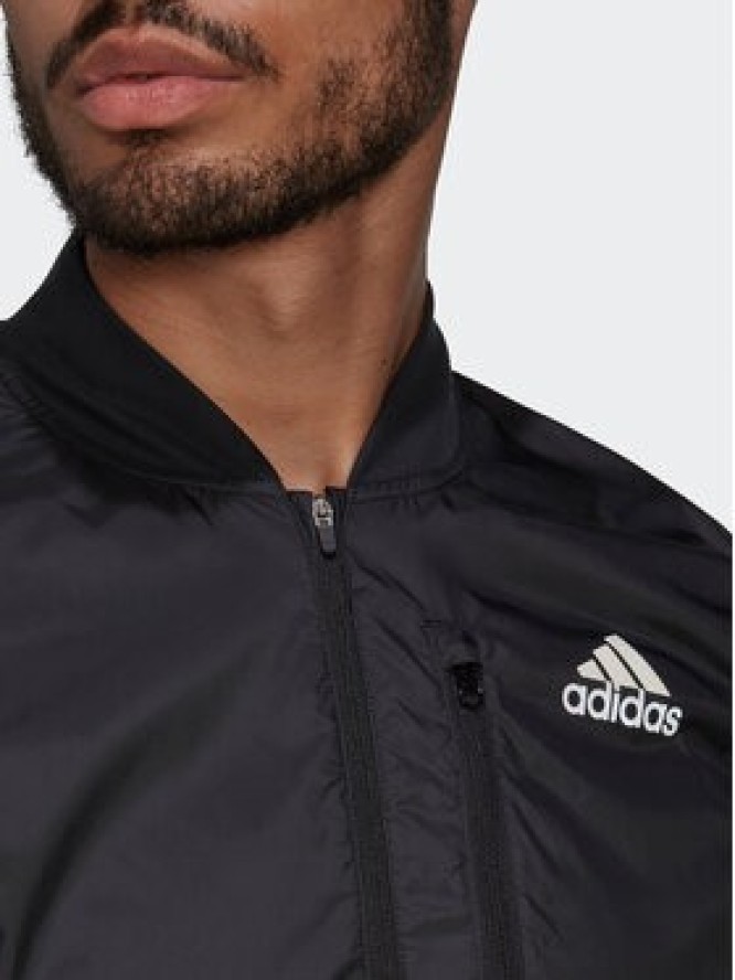 adidas Kamizelka Own The Run Vest HL3926 Czarny Slim Fit