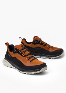 Buty outdoorowe męskie brązowe ECCO ULT-TRN M LOW WP