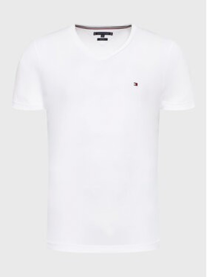 Tommy Hilfiger T-Shirt Core Stretch MW0MW27540 Biały Slim Fit