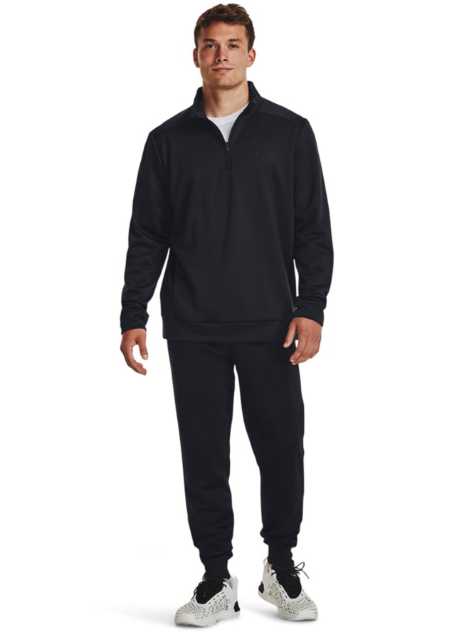 Bluza treningowa męska Under Armour UA Armour Fleece 1/4 Zip - czarna