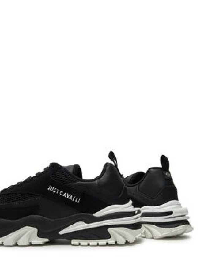 Just Cavalli Sneakersy 77QA3SC4 Czarny