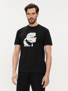 KARL LAGERFELD T-Shirt 755423 542241 Czarny Regular Fit