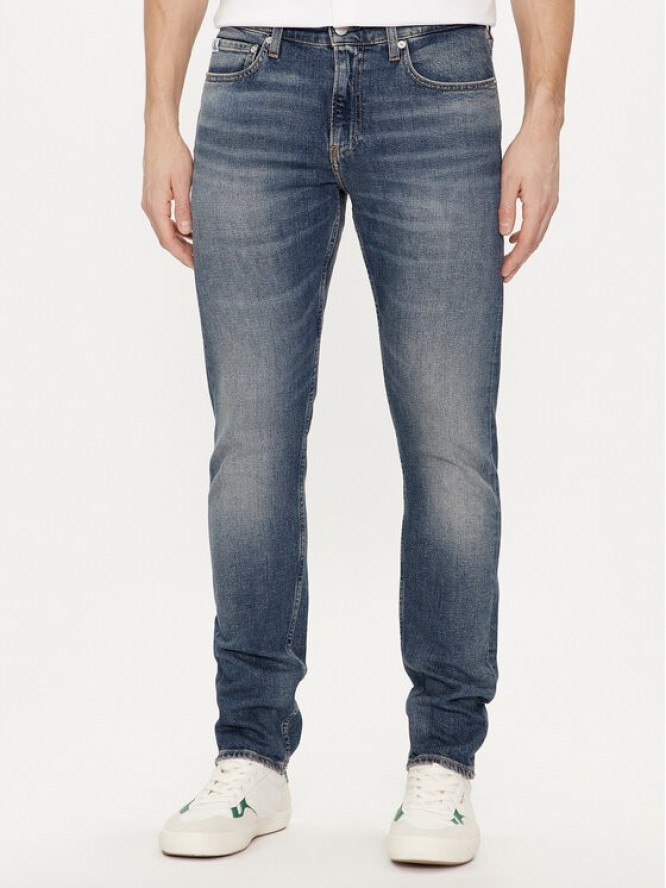 Calvin Klein Jeans Jeansy J30J324809 Niebieski Slim Fit