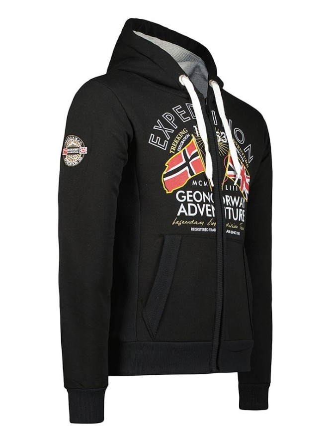 Geographical Norway Bluza w kolorze czarnym rozmiar: M