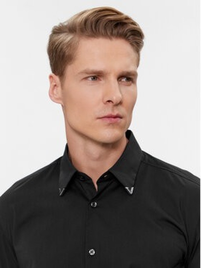 Hugo Koszula Ermo 50508633 Czarny Slim Fit