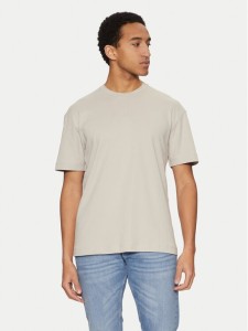 Calvin Klein T-Shirt K10K114167 Beżowy Slim Fit