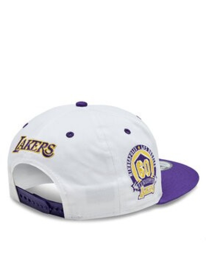 New Era Czapka White Crown Patch 950 Lakers 60364274 Biały