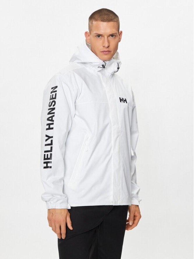 Helly Hansen Kurtka przeciwdeszczowa Ervik Jacket 64032 Biały Regular Fit