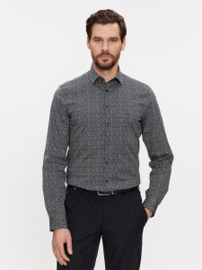 Calvin Klein Koszula K10K112141 Szary Slim Fit