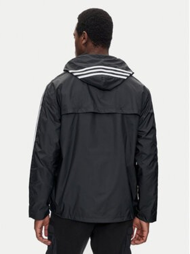 adidas Wiatrówka Essentials 3-Stripes IB0381 Czarny Regular Fit