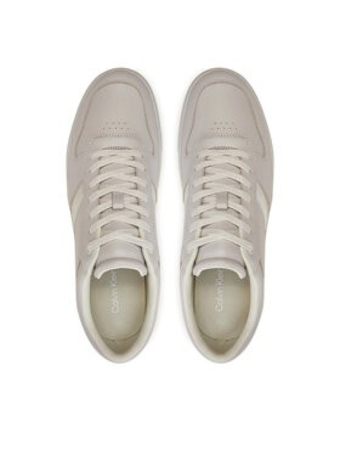 Calvin Klein Sneakersy Low Top Lace Up Logo HM0HM01491 Szary