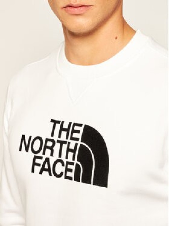 The North Face Bluza Drew Peak Crew NF0A4SVR Biały Regular Fit