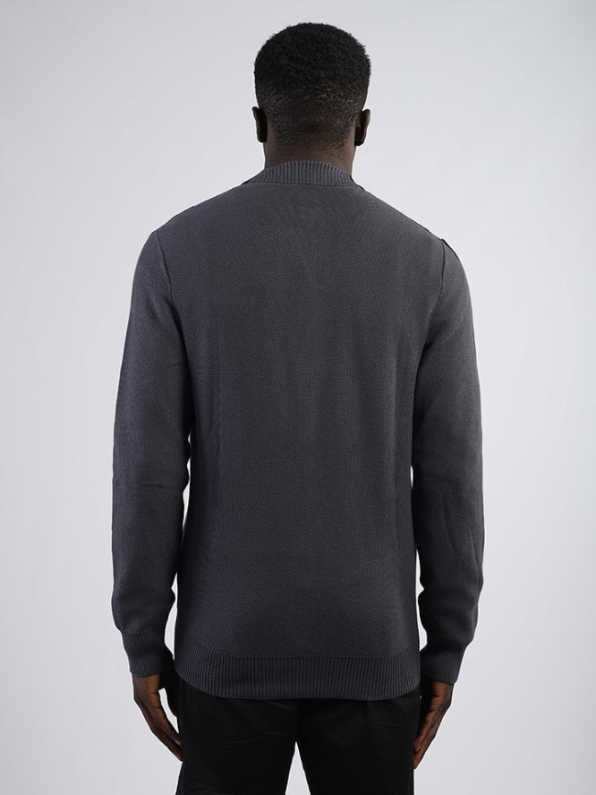 Diesel Clothes Sweter w kolorze szaro-czarno-granatowym rozmiar: XXL