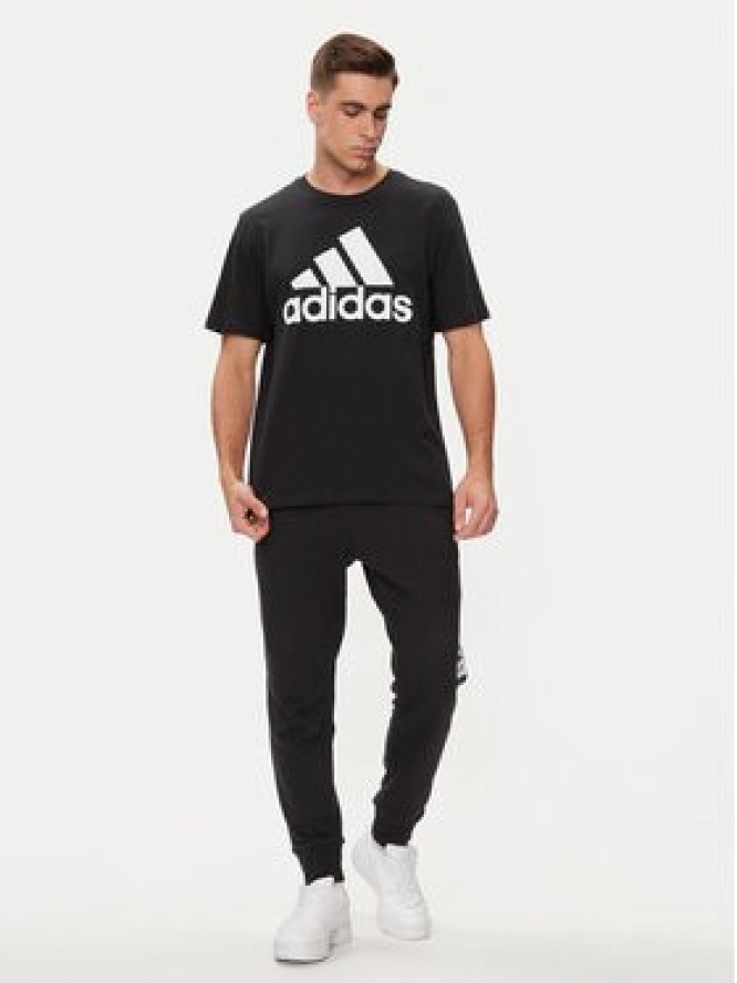 adidas T-Shirt Essentials Single Jersey Big Logo T-Shirt IC9347 Czarny Regular Fit