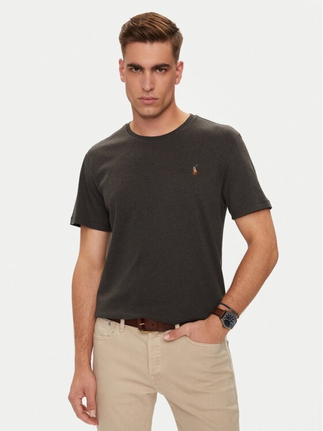 Polo Ralph Lauren T-Shirt 710740727044 Szary Slim Fit