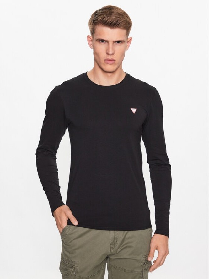 Guess Longsleeve M2YI28 J1314 Czarny Slim Fit