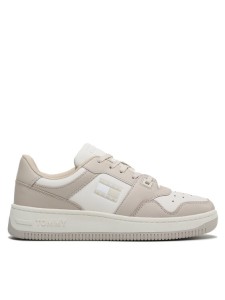 Tommy Jeans Sneakersy Basket Leather EM0EM01165 Beżowy