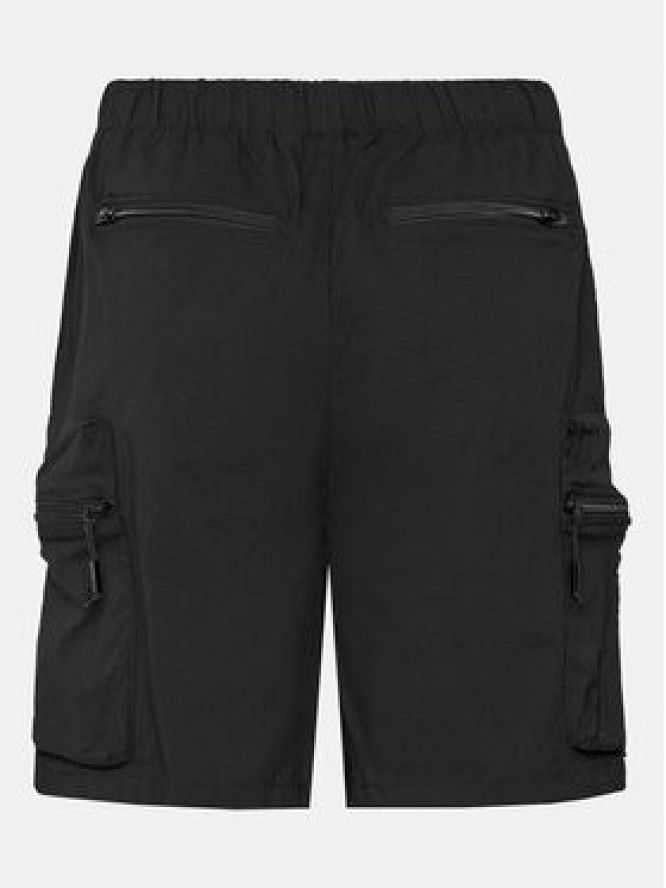 Rains Szorty sportowe Tomar Shorts 19310 Czarny Regular Fit