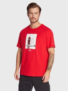 Puma T-Shirt COCA-COLA 536159 Czerwony Regular Fit